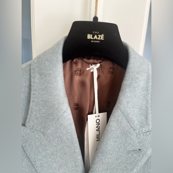 Blaze Milano ARYA wool overcoat, aqua - Picture 13 of 16